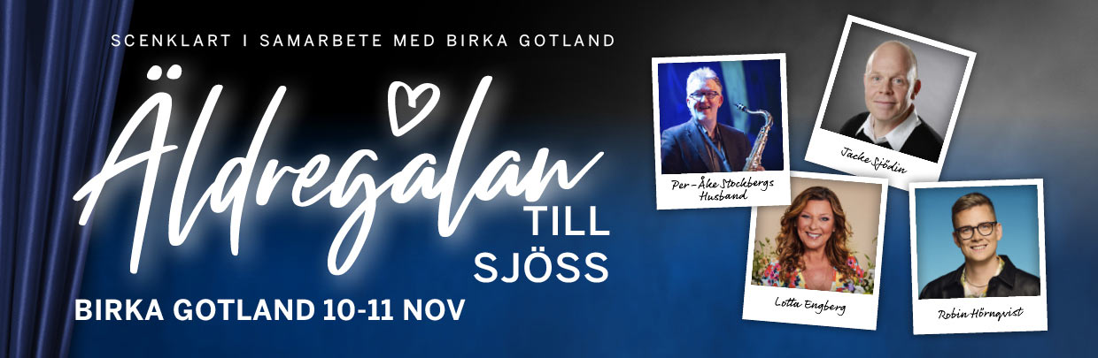 Äldregalan med bl.a Lotta Engberg Robin Hörnqvist m.fl