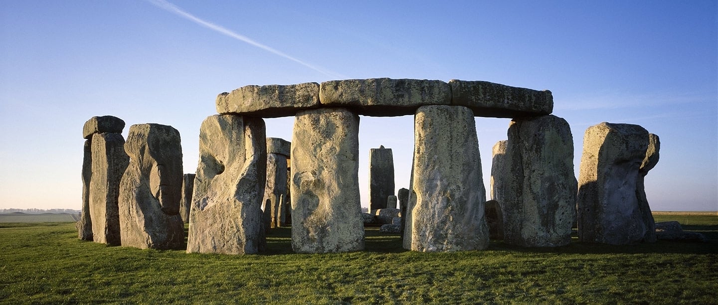 Den världsberömda stencirkeln Stonehenge