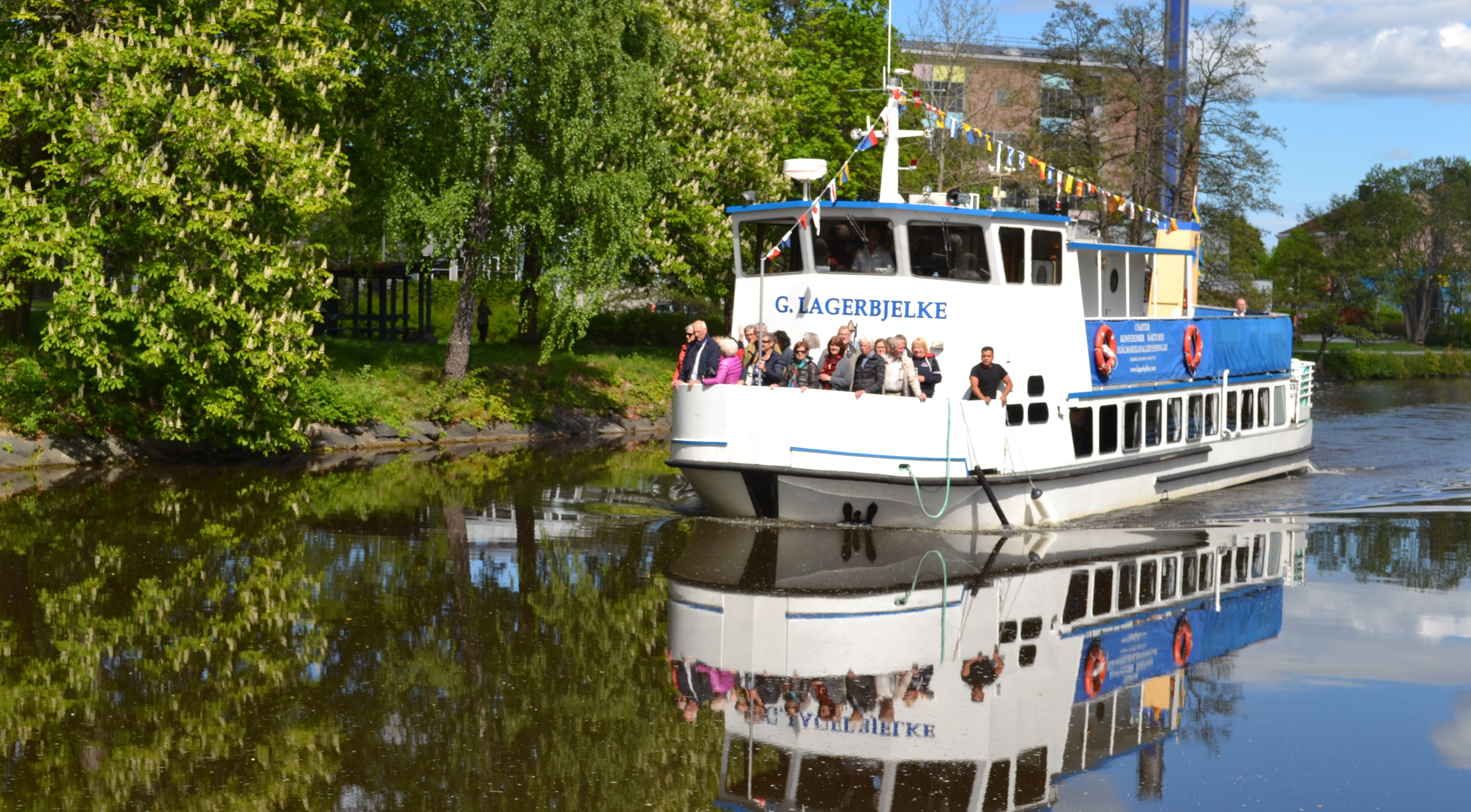 M/S Lagerbjelke på Hjälmare Kanal