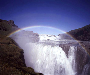 Gullfoss, ett imponerande vattenfall